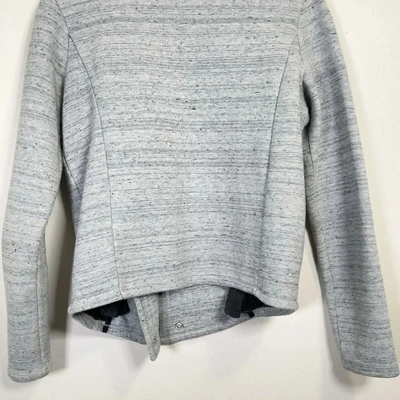 SCOTCH & SODA | MAISON SCOTCH GREY ZIP BLAZER JACKET - Picture 13 of 16